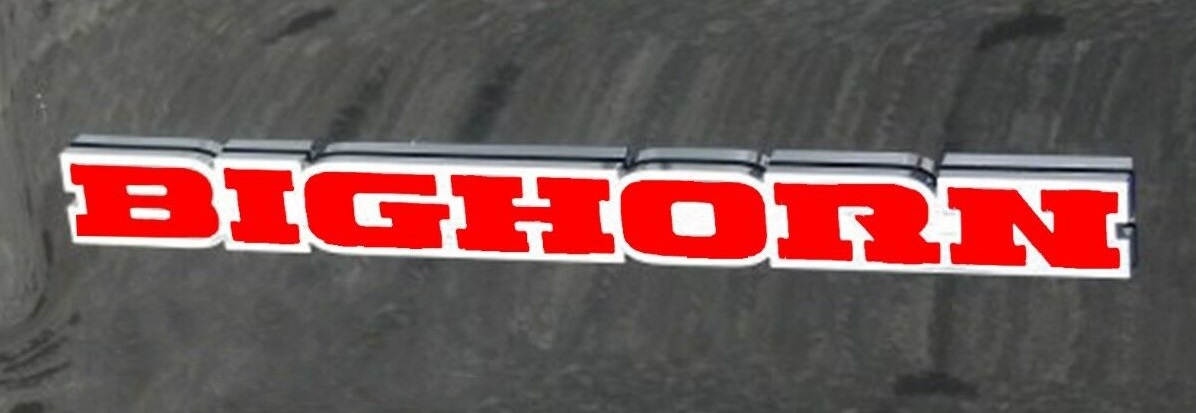 "Bighorn" Emblem Decal Overlay Kit 2019 Ram Truck